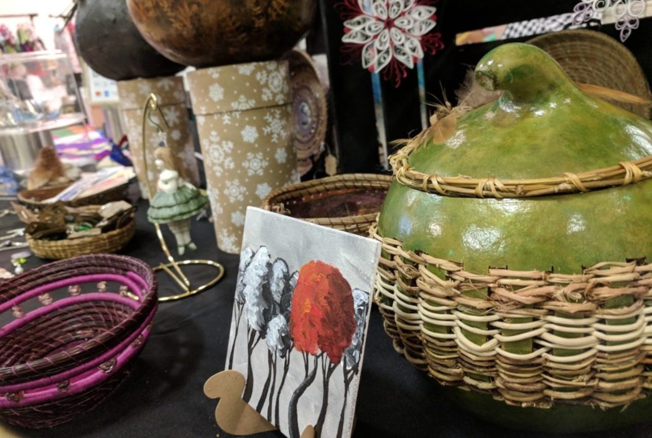craft goods at a market