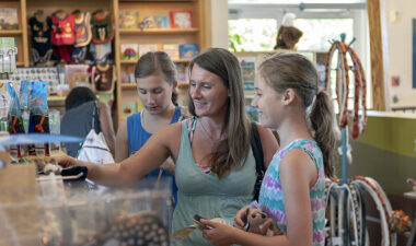 Nature Store From toys and tees to field guides and snacks, you’ll surely find the perfect souvenir or gift to take home. Best of all, your purchase supports the Center's educational programs, resident wildlife, and continued operation. Don't forget about our native bird seed sale!