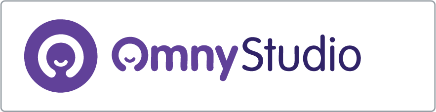OmnyStudio Podcasts listen badge & link